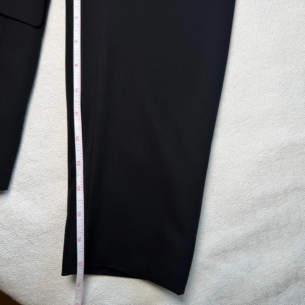 Savile Row Company London Mens Black Two Piece Wedding Suit Set